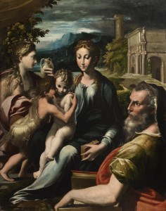 Parmigianino. Madonna Di San Zaccaria. Collezione Privata