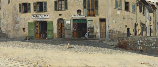 Telemaco Signorini Settignano Olio su tela , c.1880 Collezione Palazzo Foresti, Carpi / Palazzo Foresti’s collection, Carpi