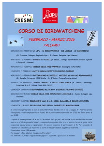 CORSO DI BIRDWATCHING--